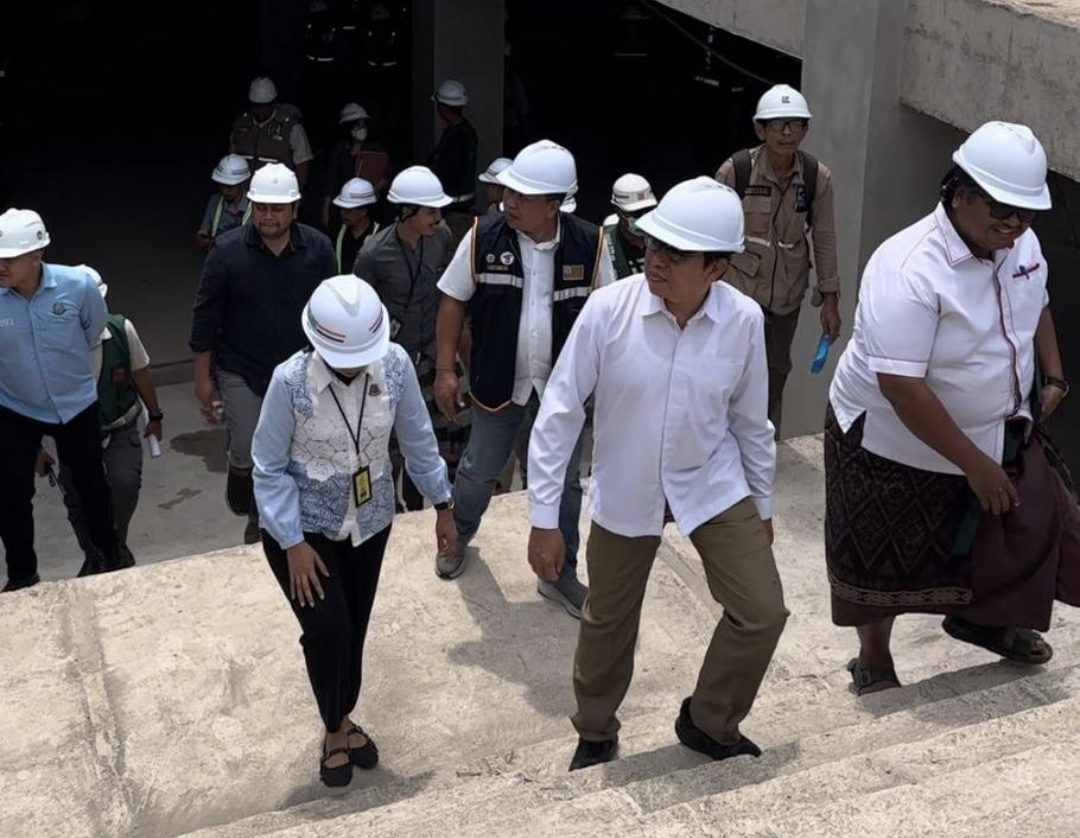 Kajari Gianyar Sidak Puspem, Temukan Besi Berkarat di Lokasi Proyek