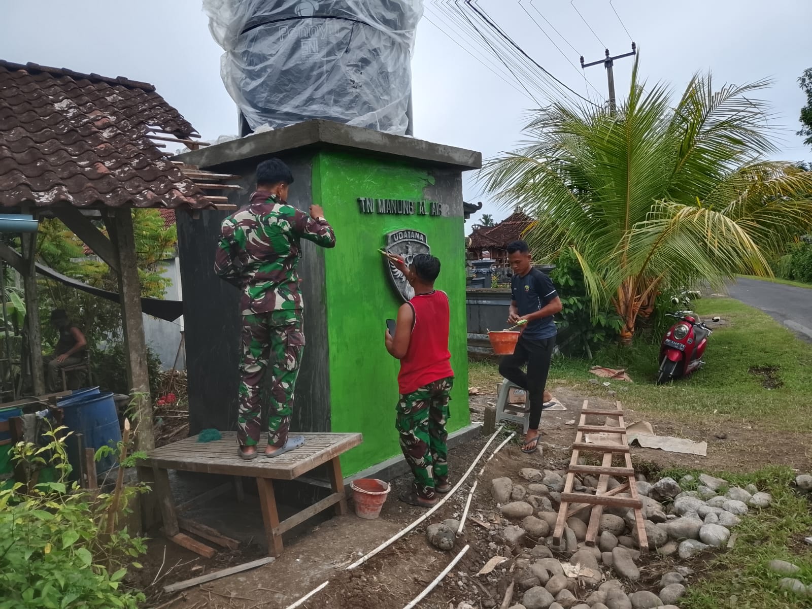 Sentuhan Akhir TMMD Ke-127: Satgas Fokus Rampungkan Instalasi Pipa dan ...